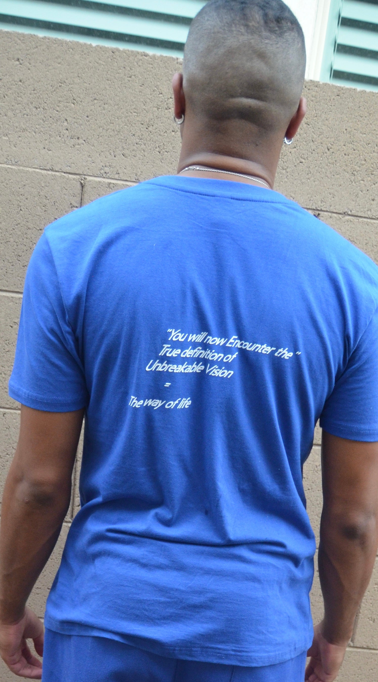Unisex Blue “You Will Now Encounter” T-Shirt 🥶🅿️
