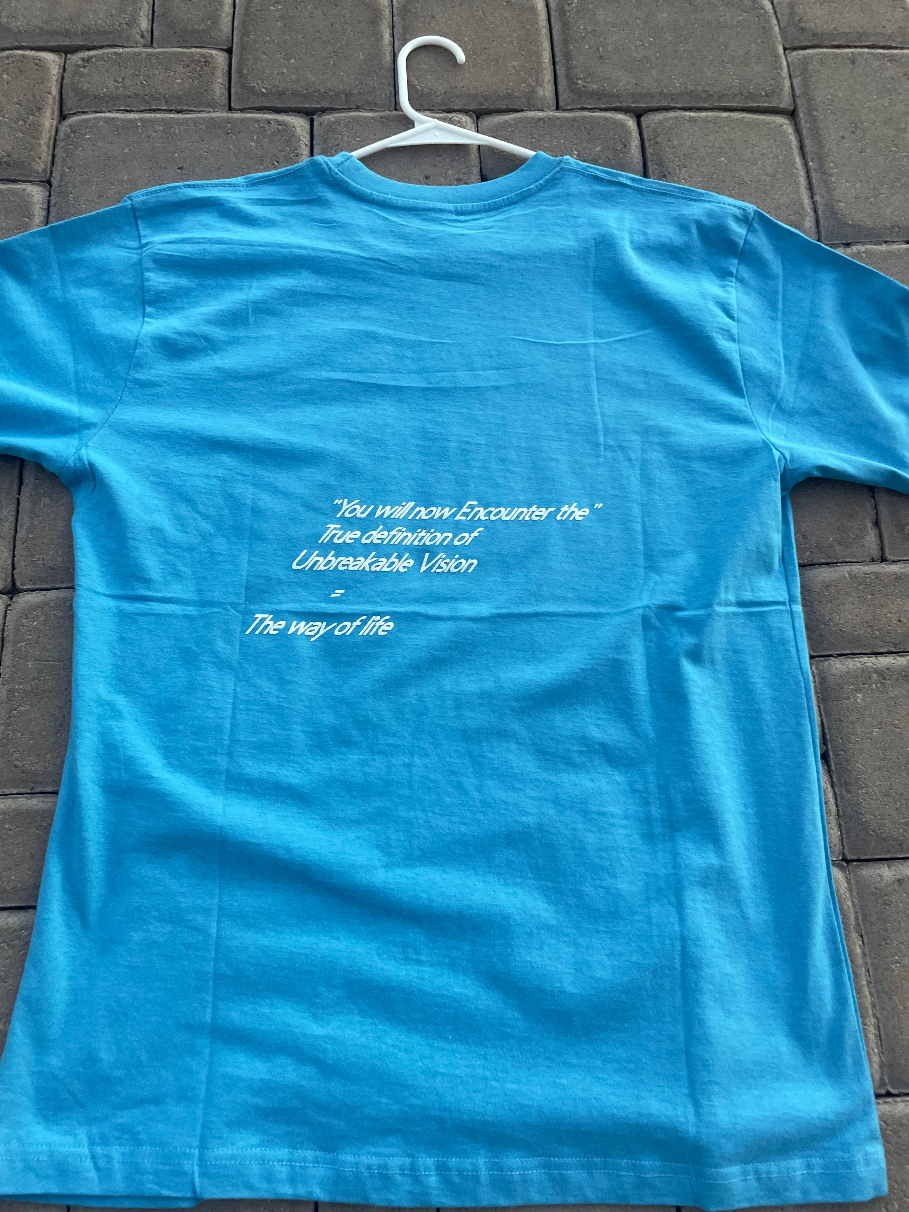 Unisex sky Blue”You Will Now Encounter” T-Shirt🥶🅿️