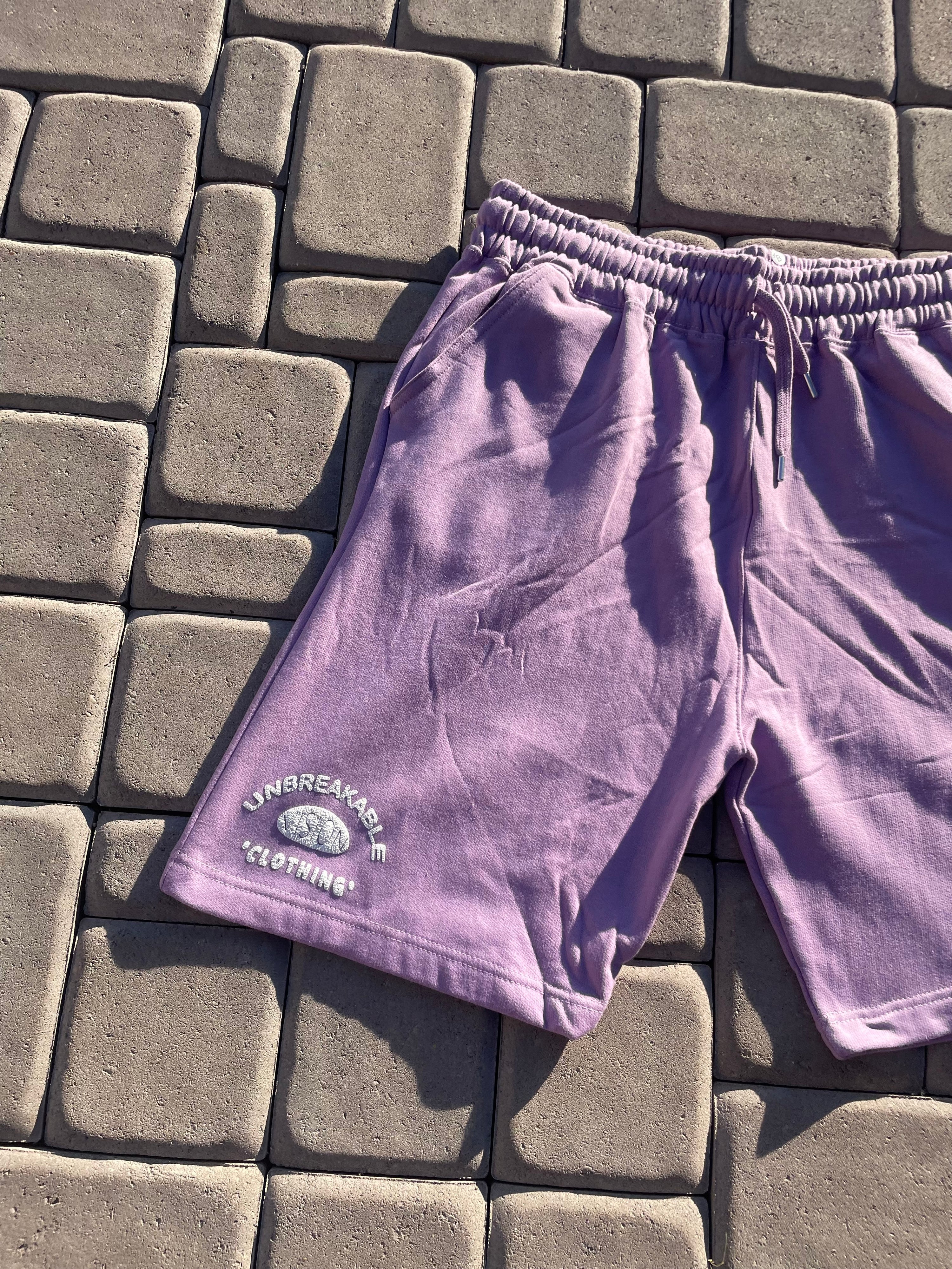 “ Uv” Unisex Lilac Sweat Shorts 👿👾
