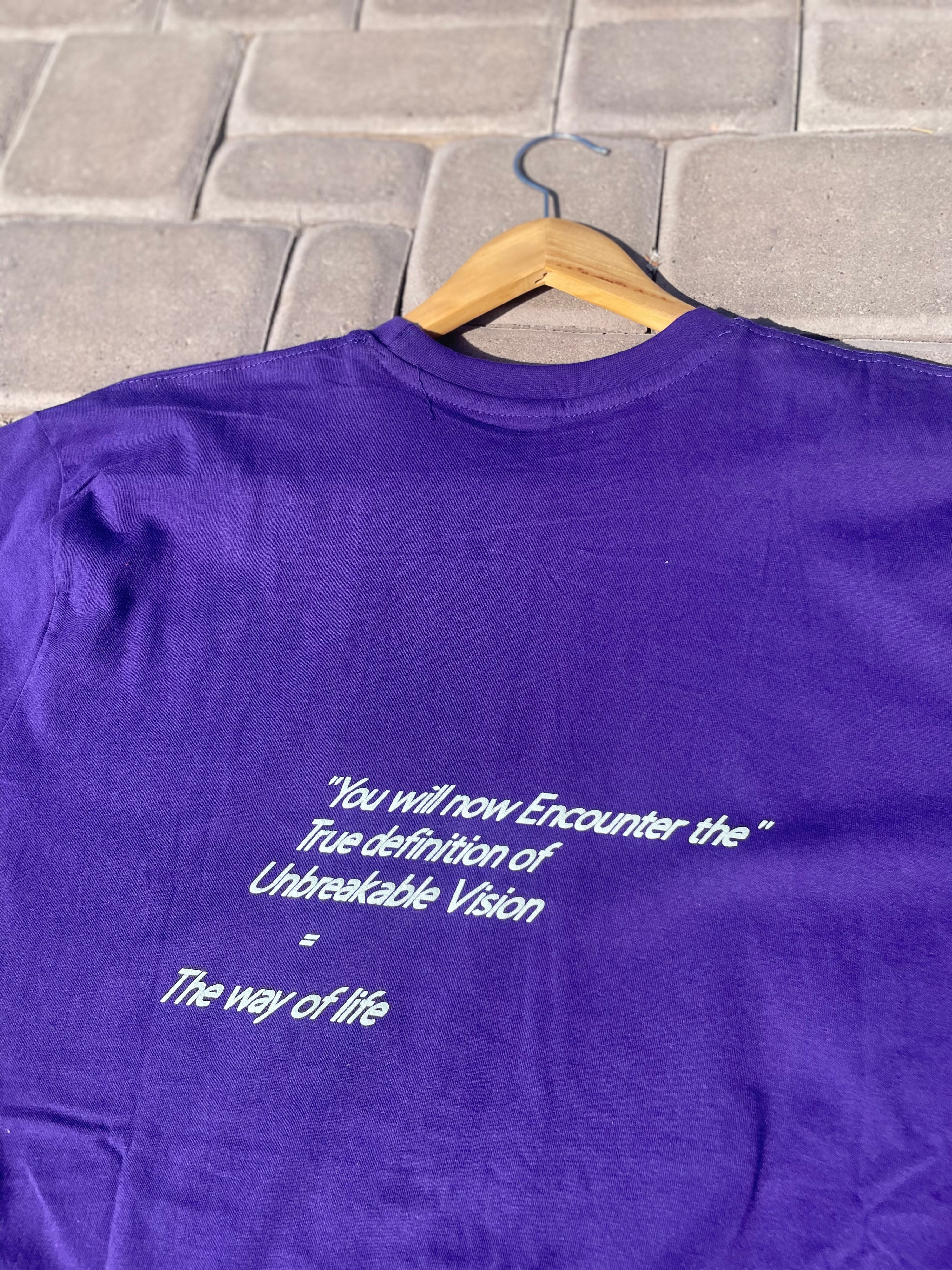 Unisex Purple “You Will Now Encounter” T-Shirt🍇👿