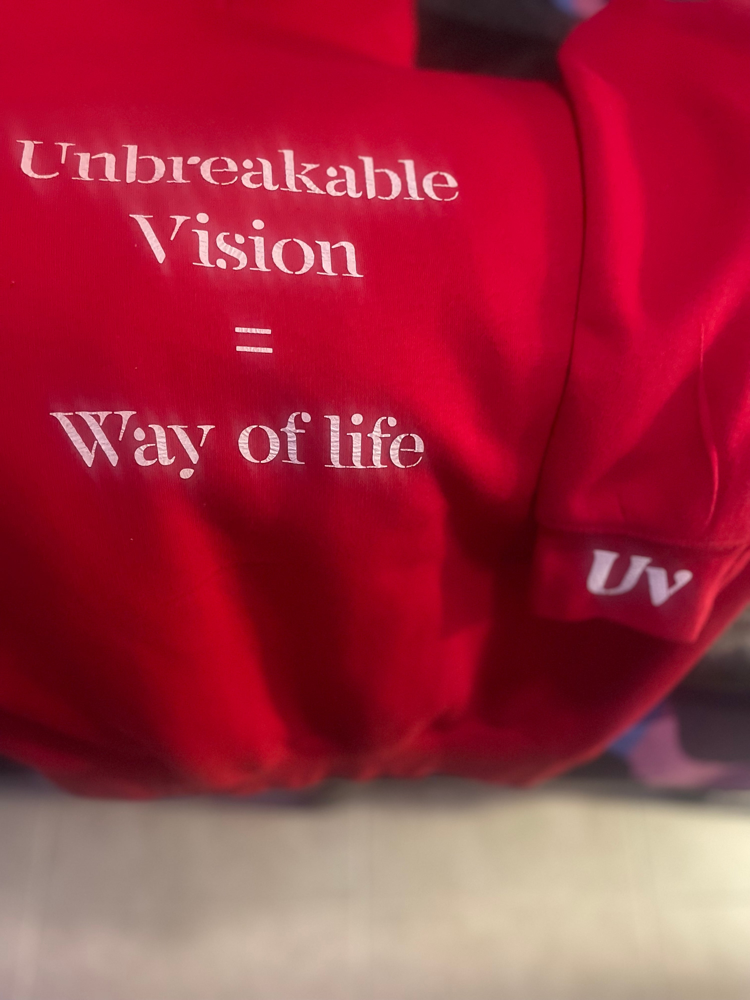 Unisex Red “ Way of Life” Hoodie 🥰😘