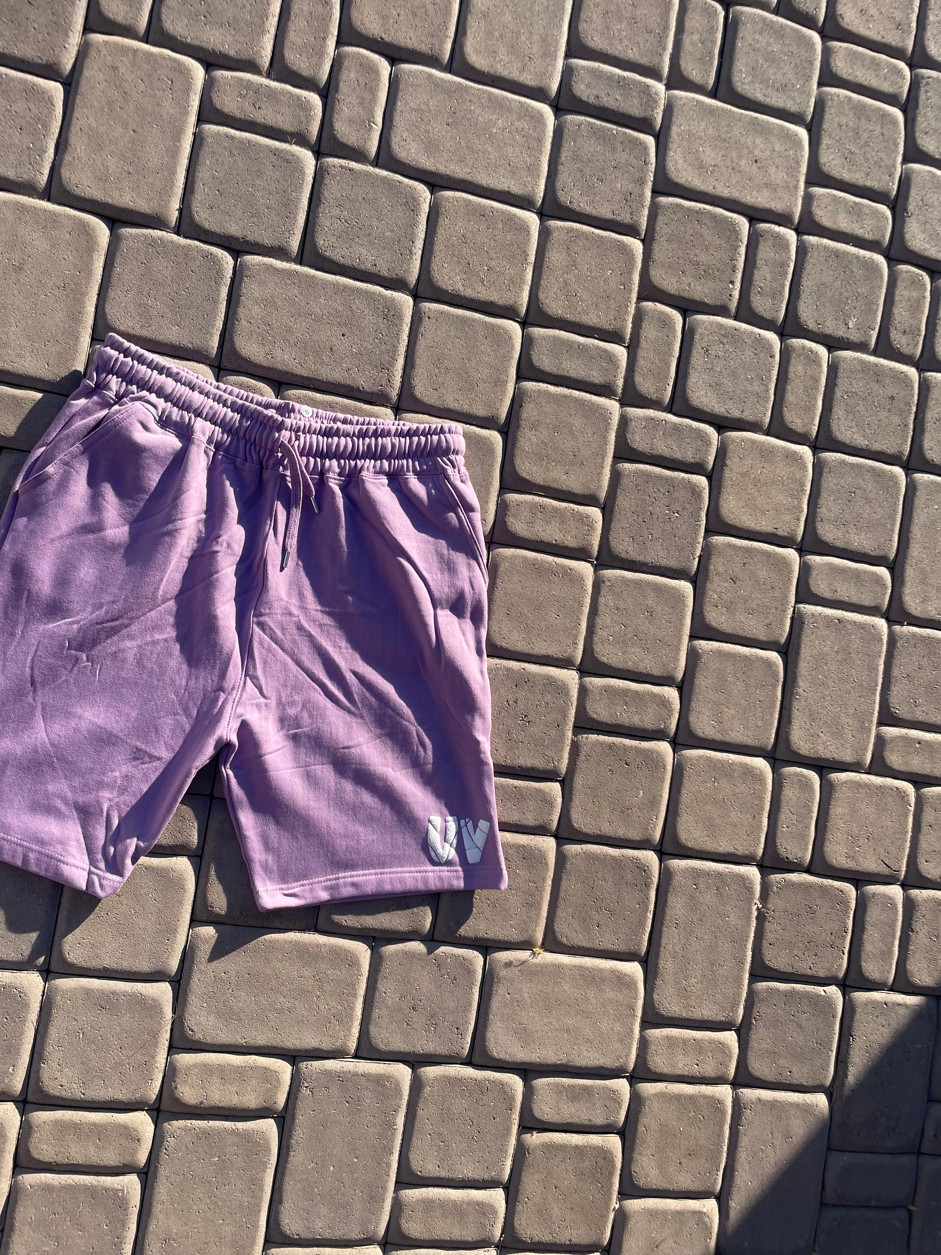 “ Uv” Unisex Lilac Sweat Shorts 👿👾