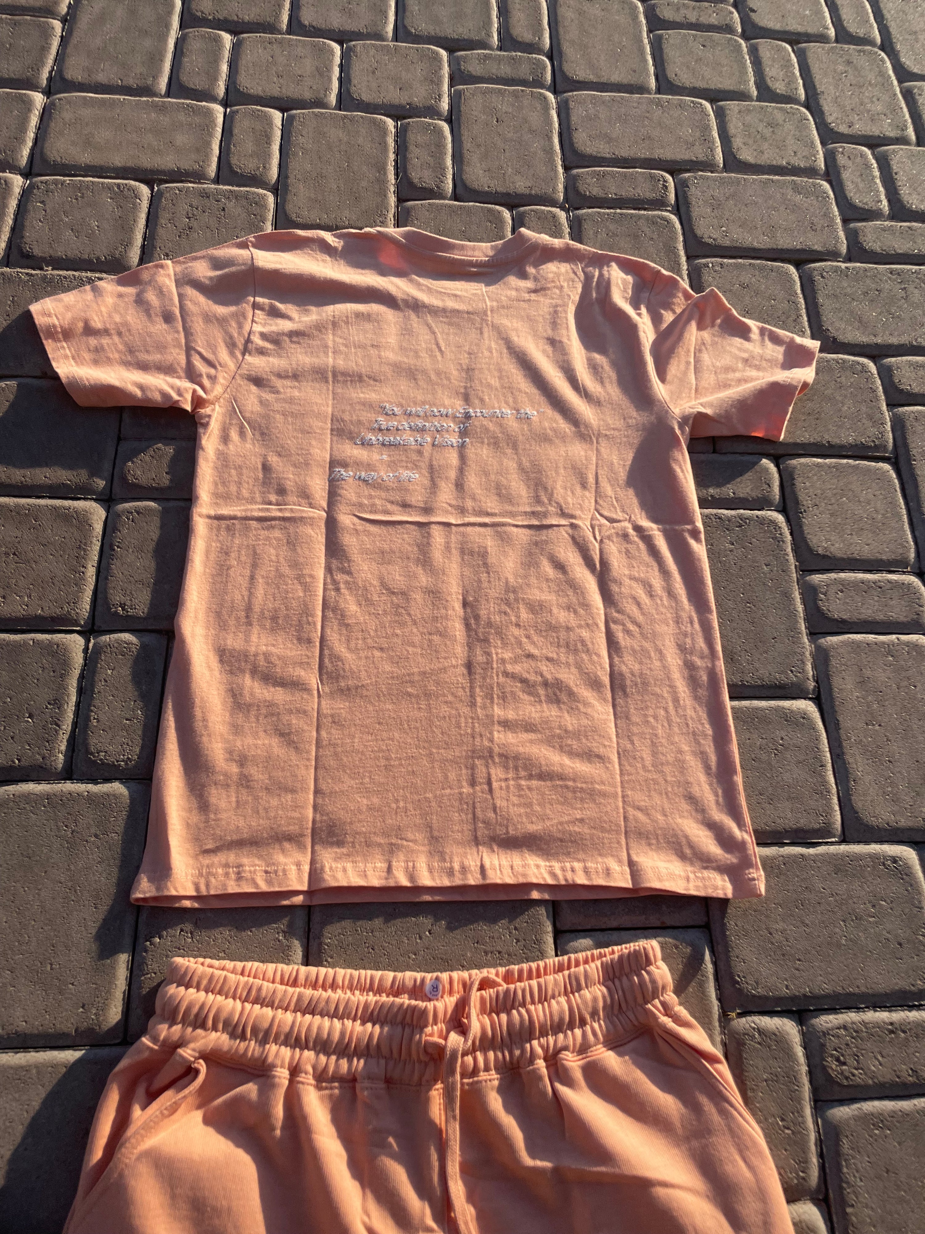 Unisex Peach “You Will Encounter”  Set🍑💯