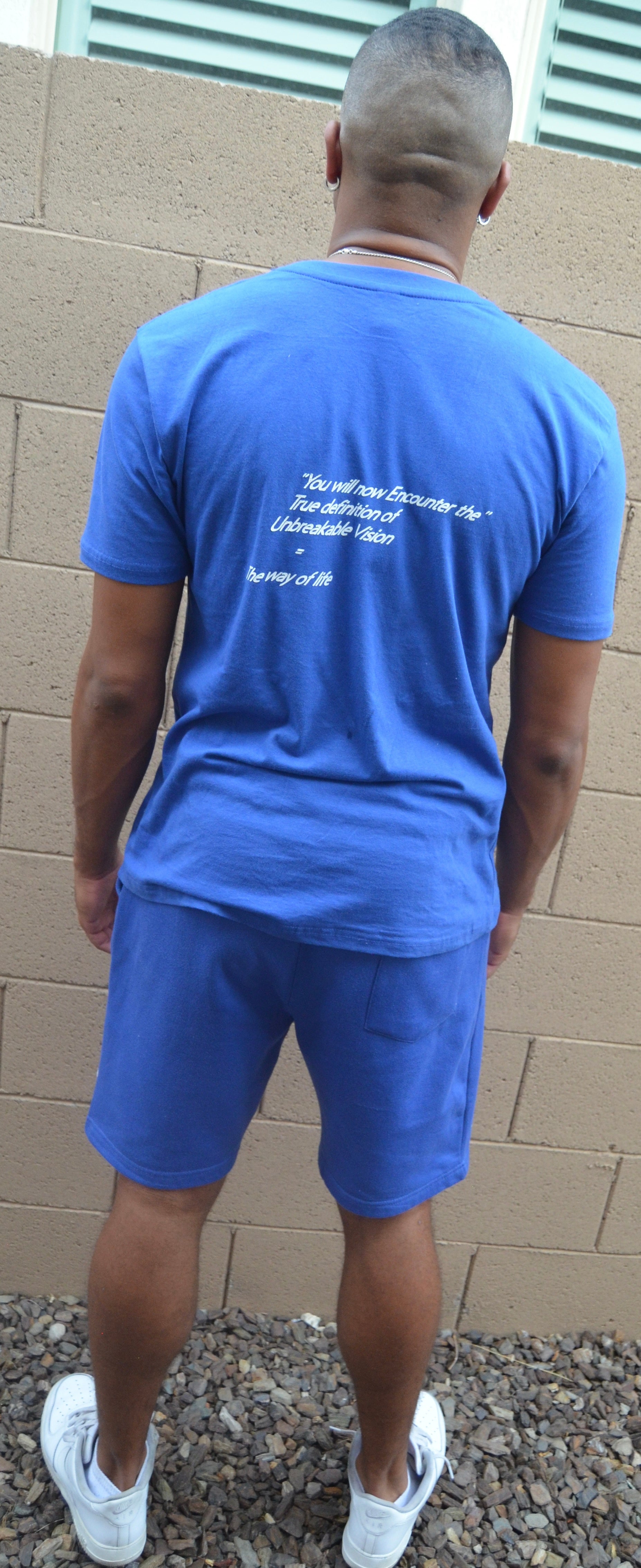 Unisex Blue “You will Now Encounter” Sets🅿️
